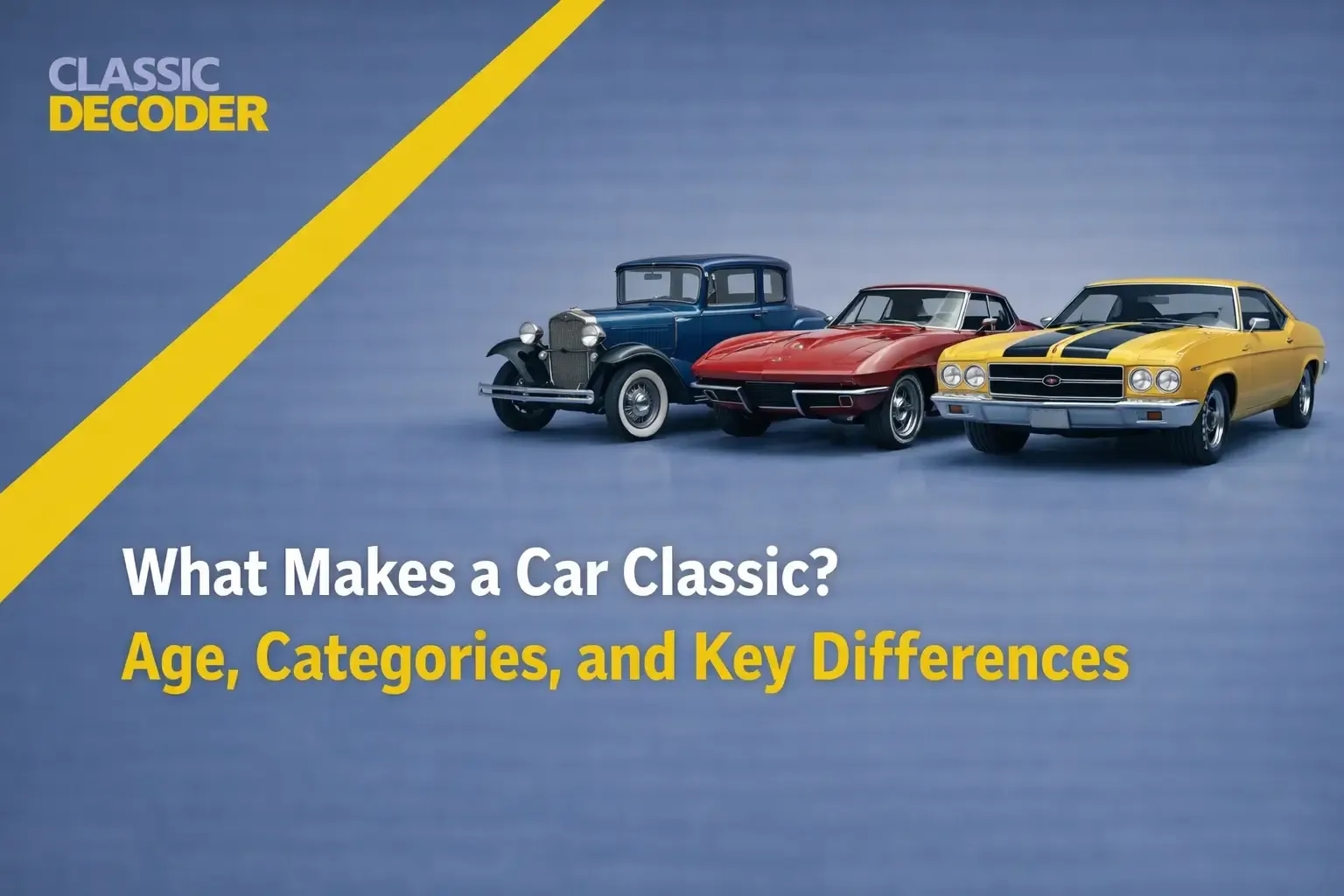 What Makes a Car Classic? Age, Categories, and Key Differences